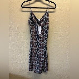 NWT Veronica M fitted tortoise dress